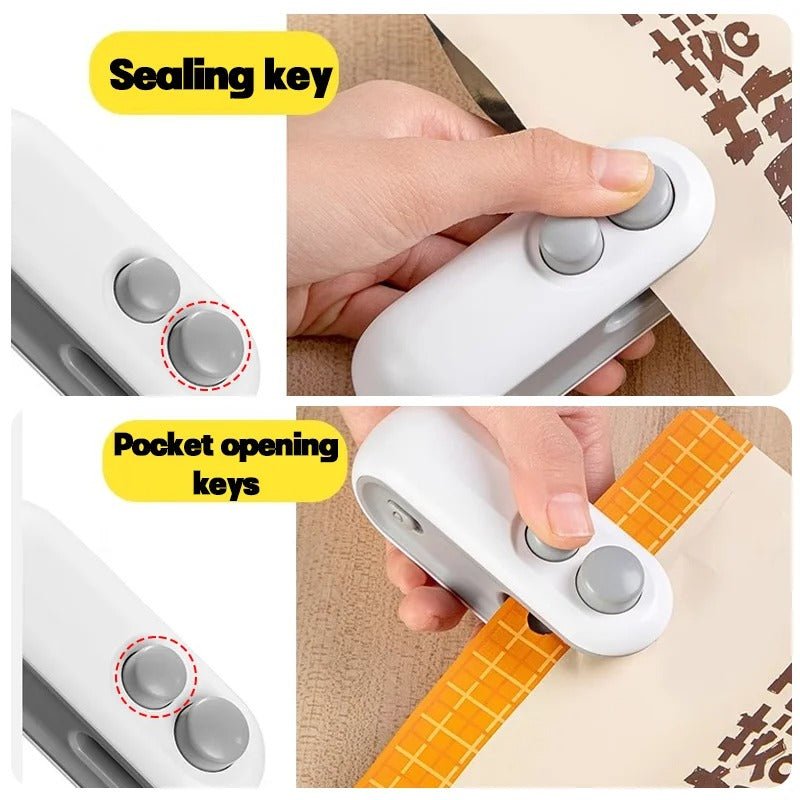 SealSnap USB Bag Sealer (2-in-1 Sealer & Cutter)